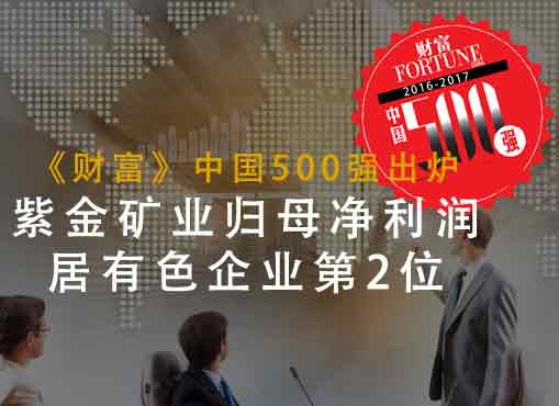 《财富》中国500强出炉：星空网官方站入口-星空online(中国)归母净利润居有色企业第2